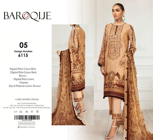 Baroque 3pc Linen