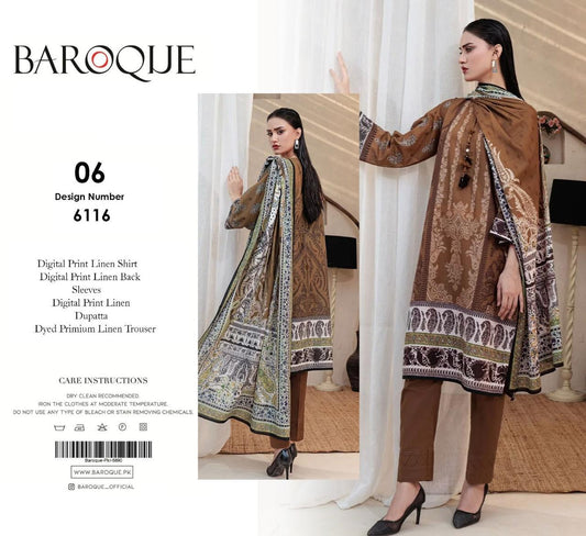 Baroque 3pc Linen