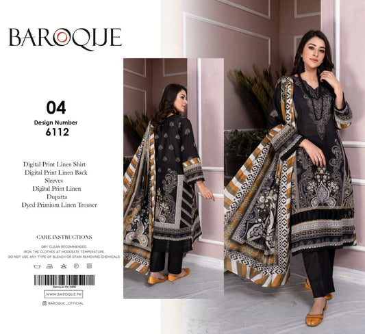 Baroque 3pc Linen