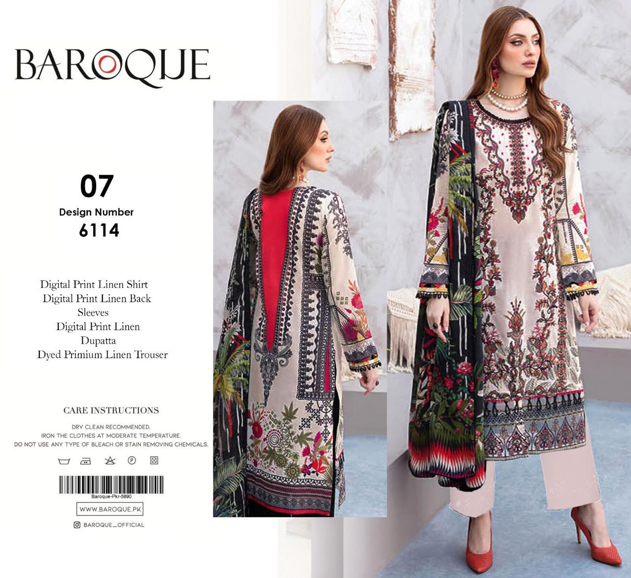 Baroque 3pc Linen