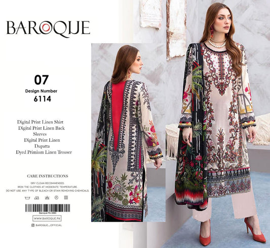 Baroque 3pc Linen