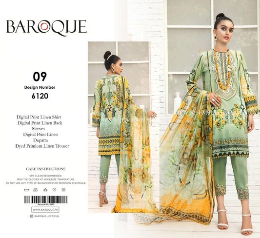 Baroque 3pc Linen