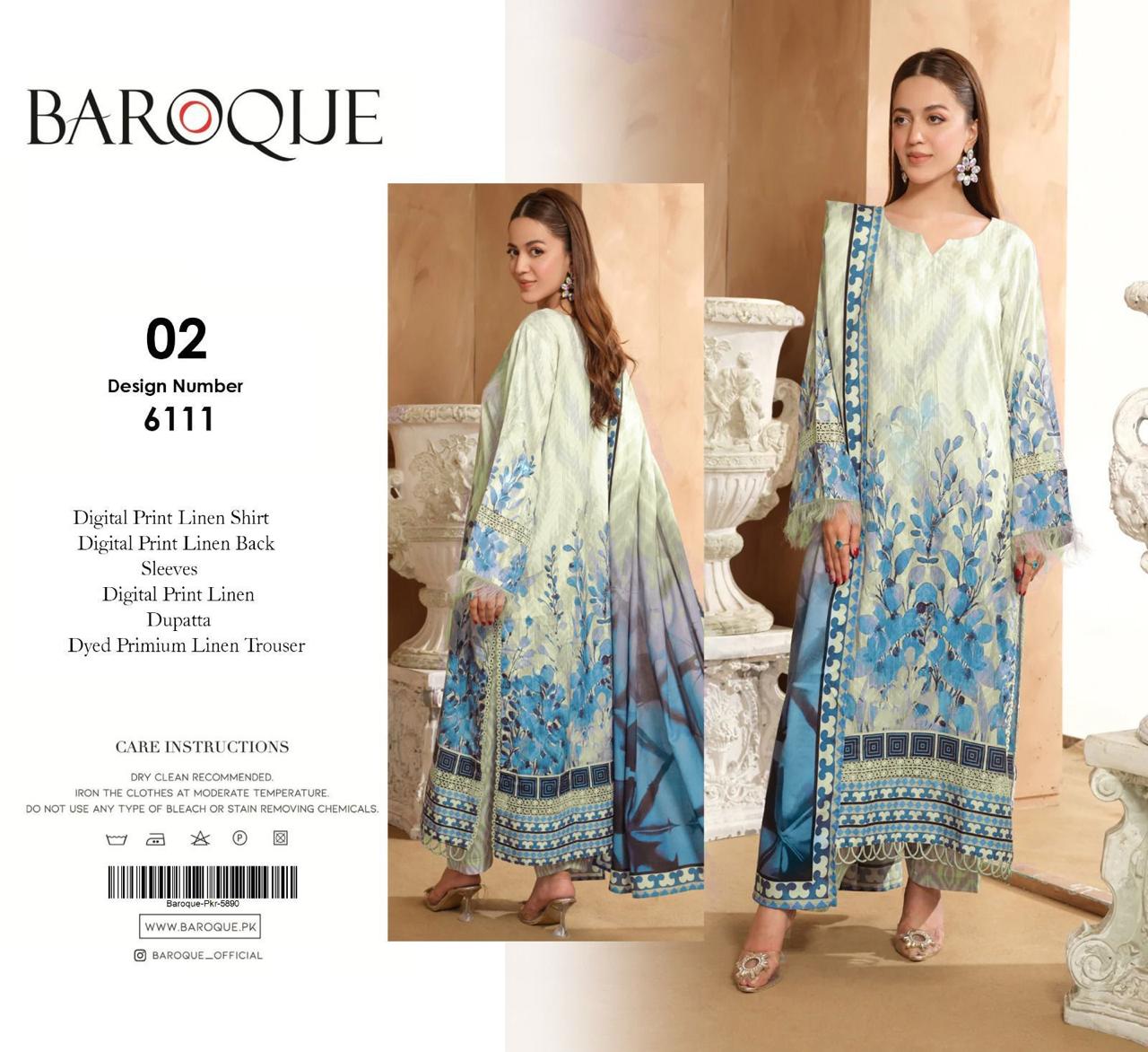 Baroque 3pc Linen