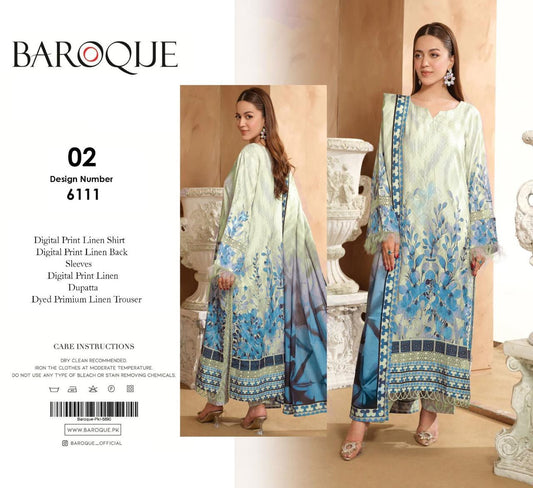 Baroque 3pc Linen