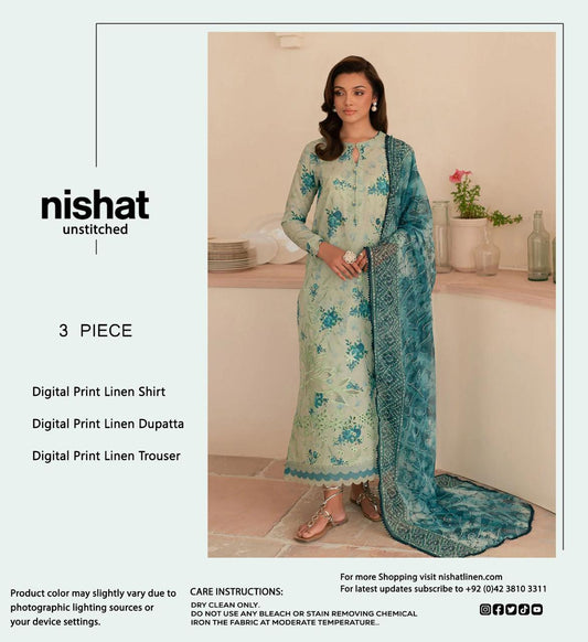Nishat 3pc Linen