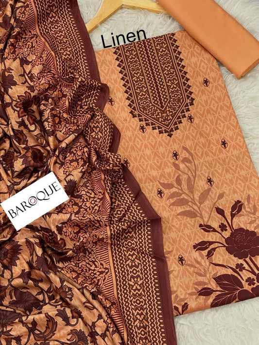 Baroque 3pc Linen