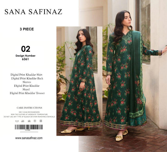 Sana Safinaz 3pc Khaddar