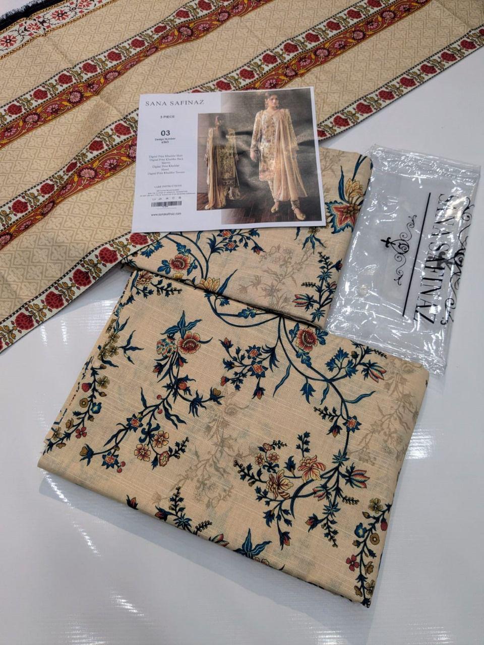 Sana Safinaz 3pc Khaddar