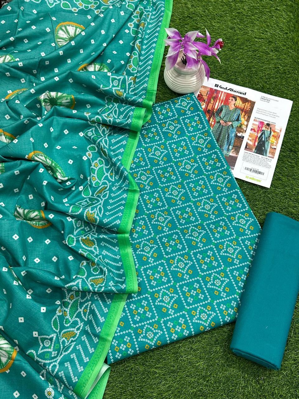 Gul Ahmed 3pc Linen