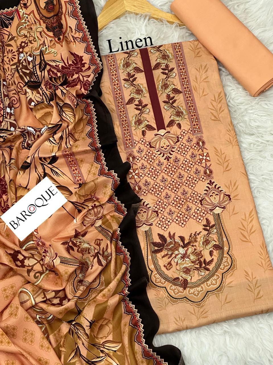 Baroque 3pc Linen