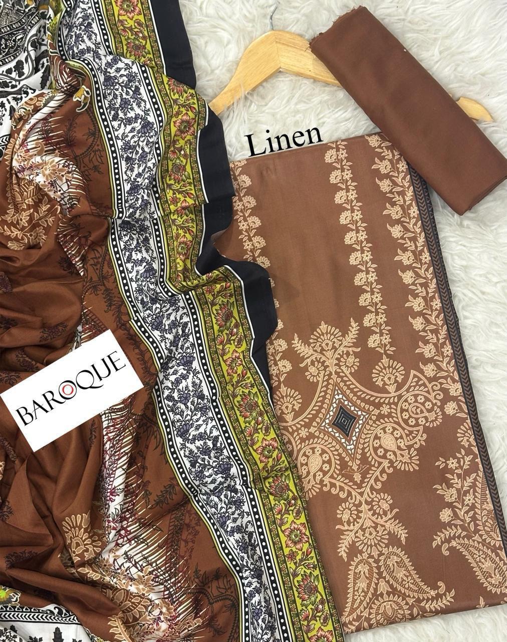 Baroque 3pc Linen