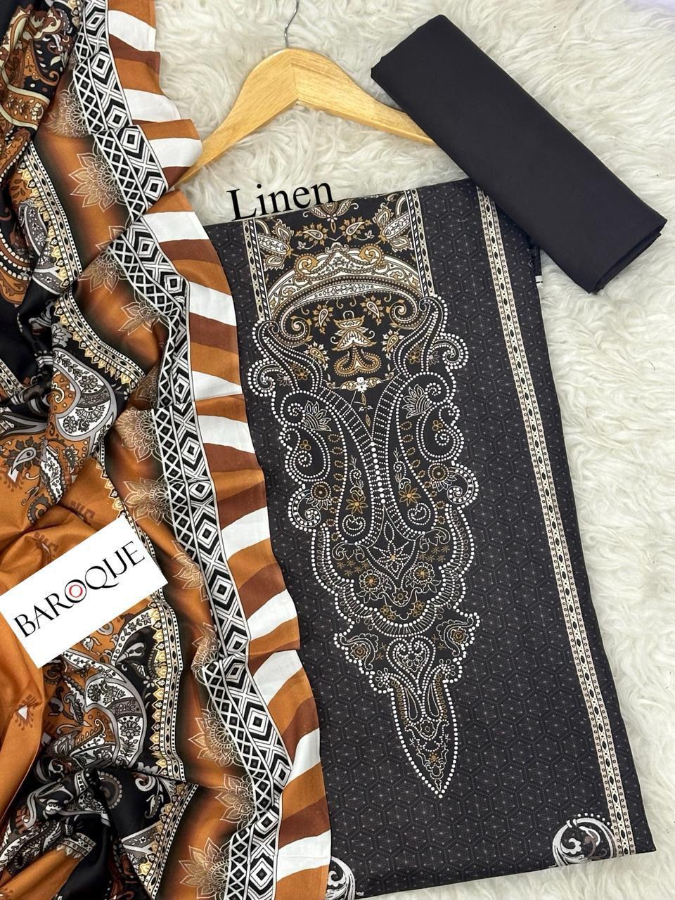Baroque 3pc Linen