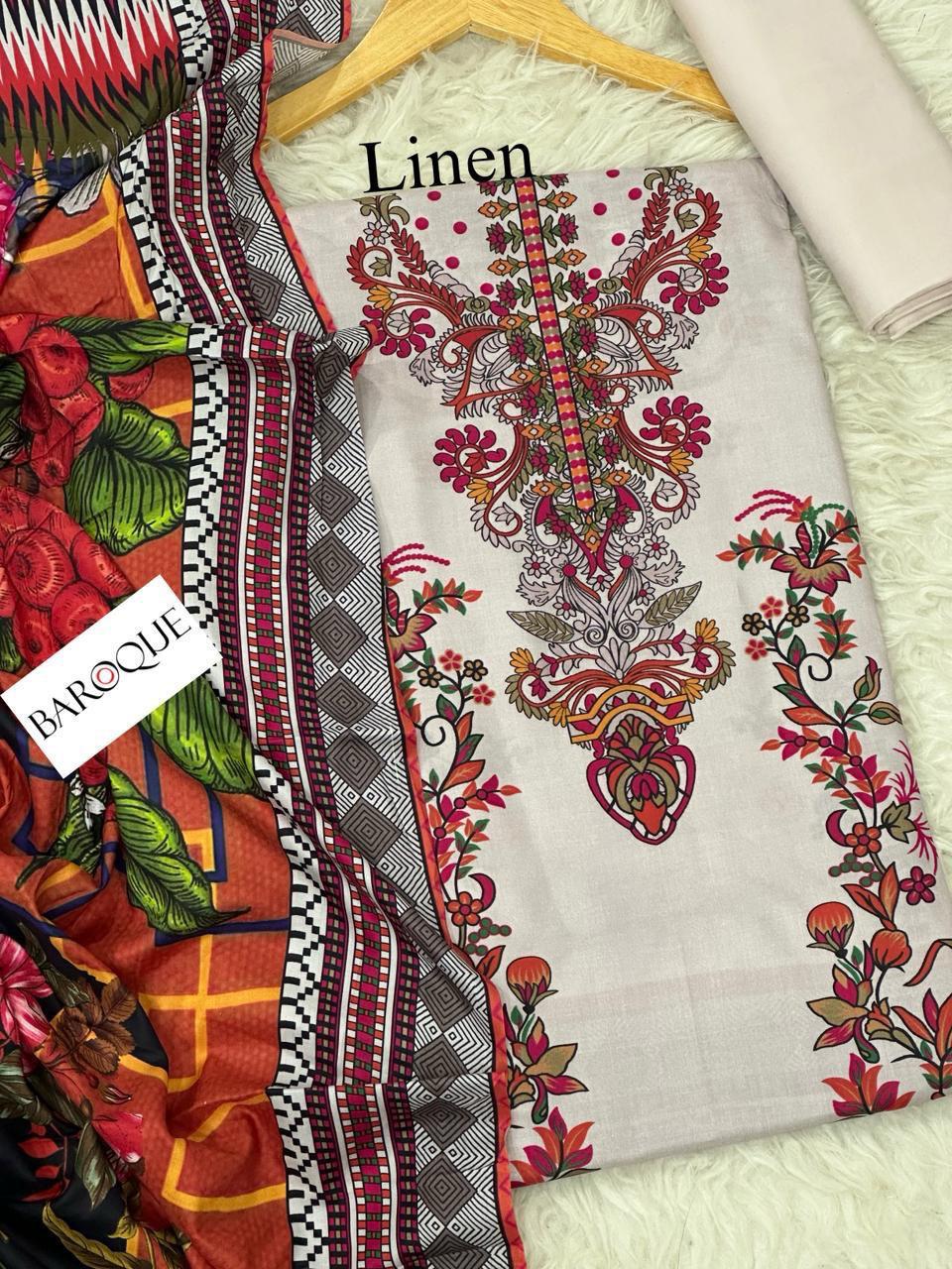 Baroque 3pc Linen