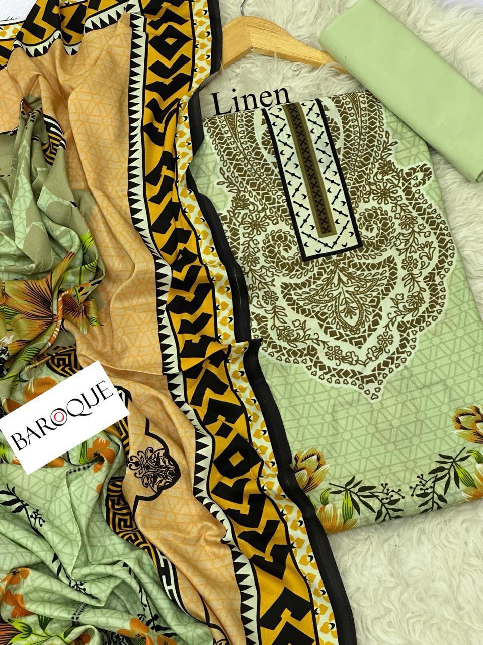 Baroque 3pc Linen