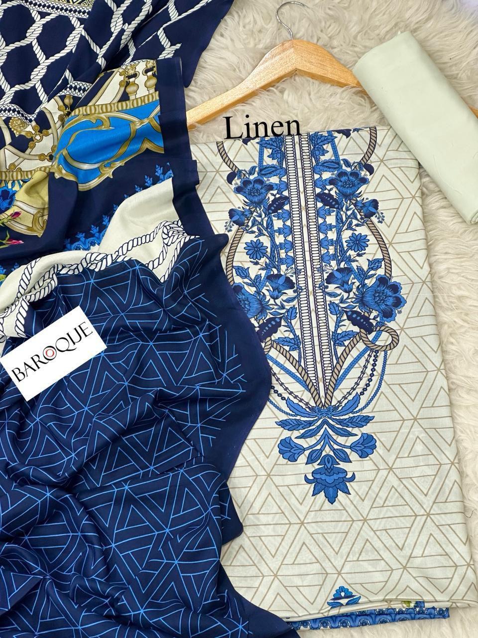 Baroque 3pc Linen