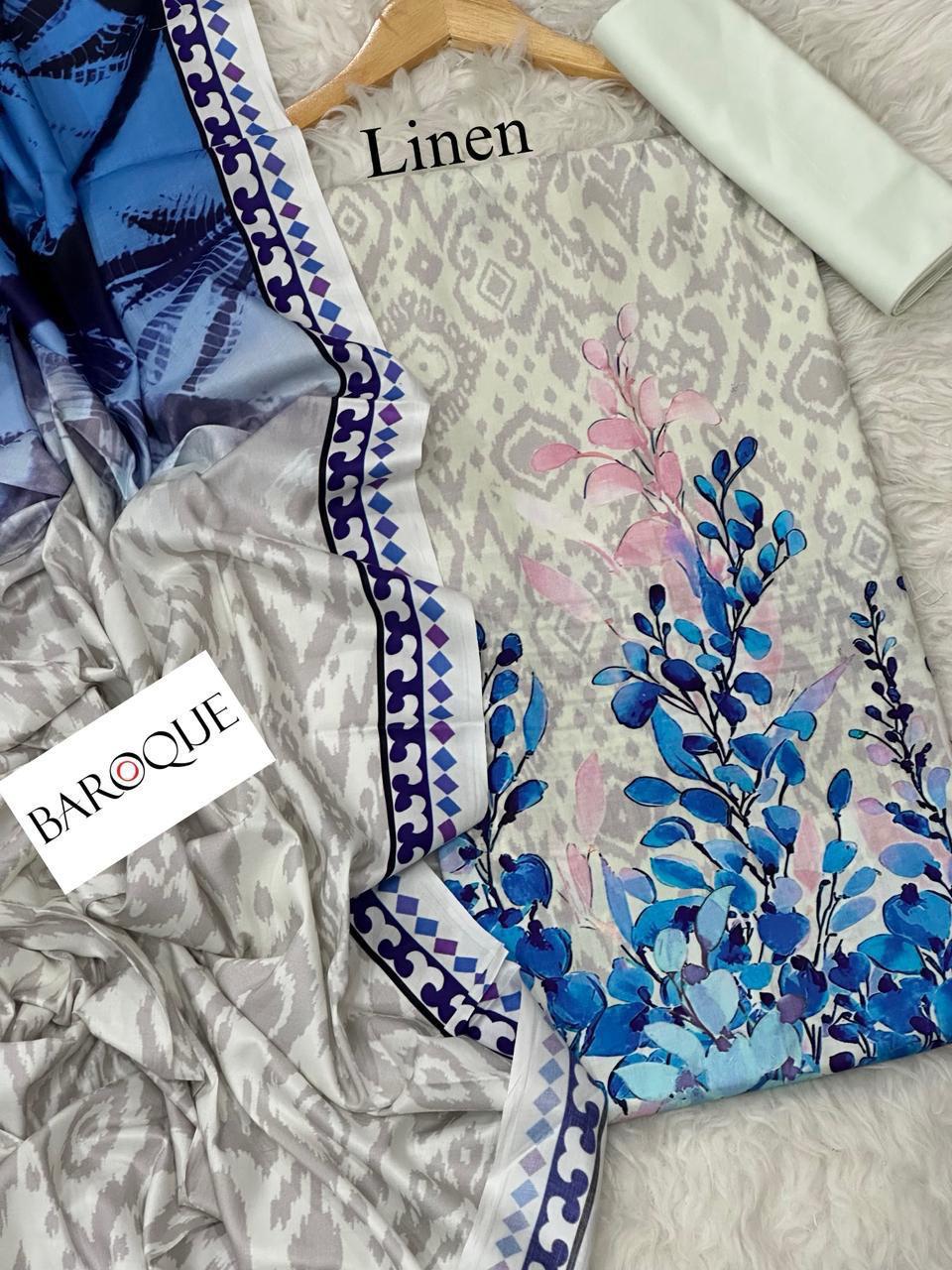 Baroque 3pc Linen