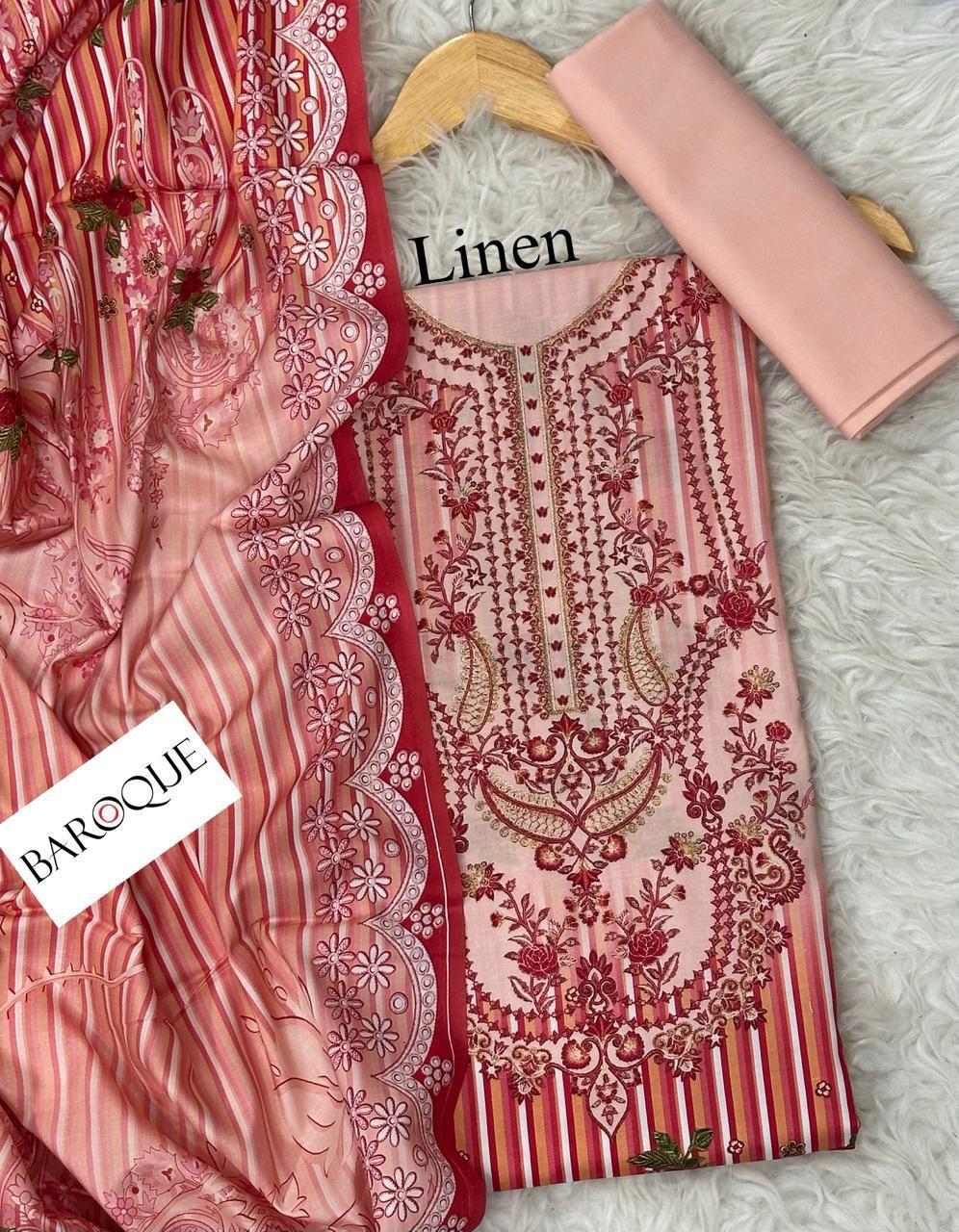 Baroque 3pc Linen