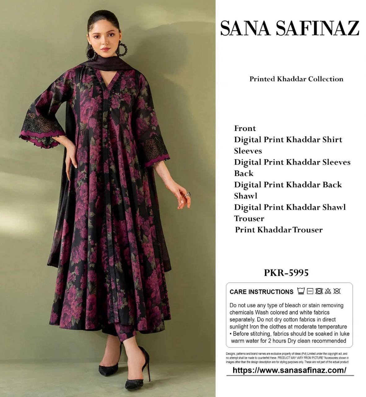 Sana Safinaz 3pc Khaddar