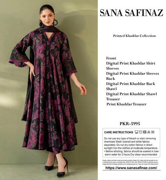 Sana Safinaz 3pc Khaddar