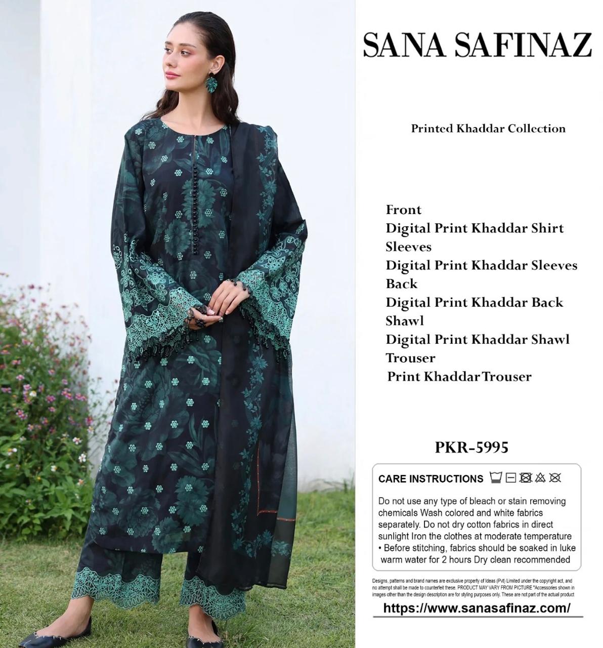 Sana Safinaz 3pc Khaddar