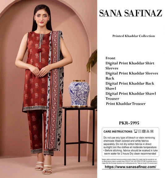 Sana Safinaz 3pc Khaddar