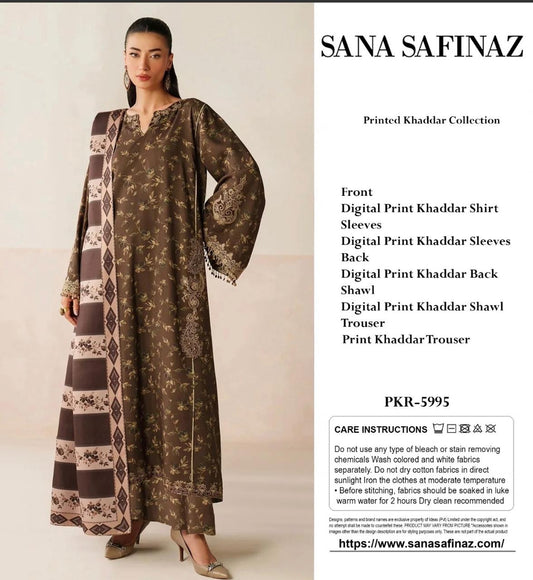 Sana Safinaz 3pc Khaddar
