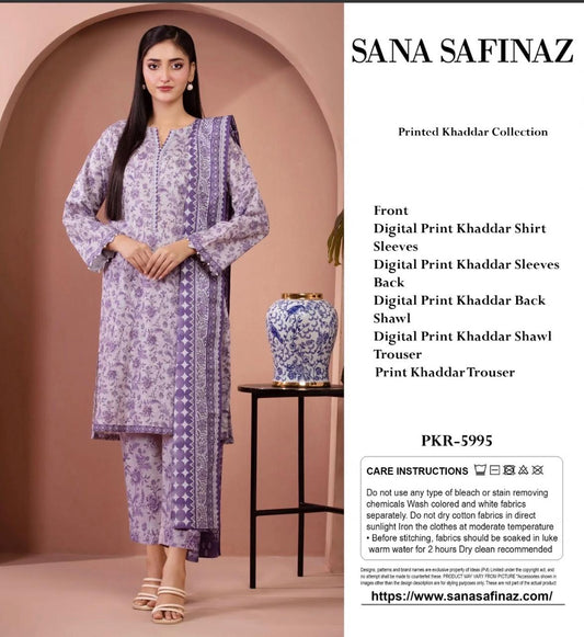 Sana Safinaz 3pc Khaddar