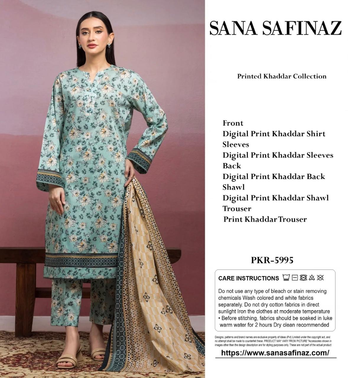Sana Safinaz 3pc Khaddar