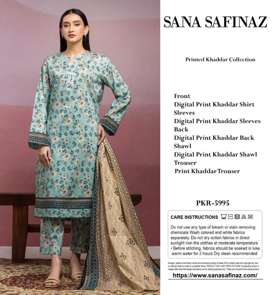 Sana Safinaz 3pc Khaddar