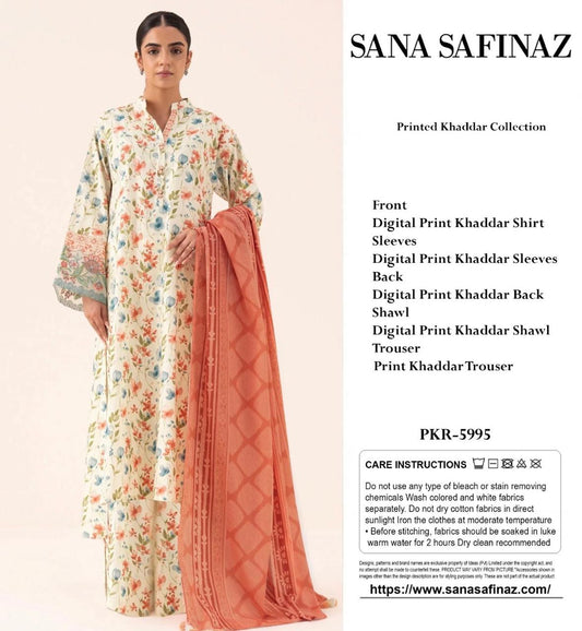Sana Safinaz 3pc Khaddar