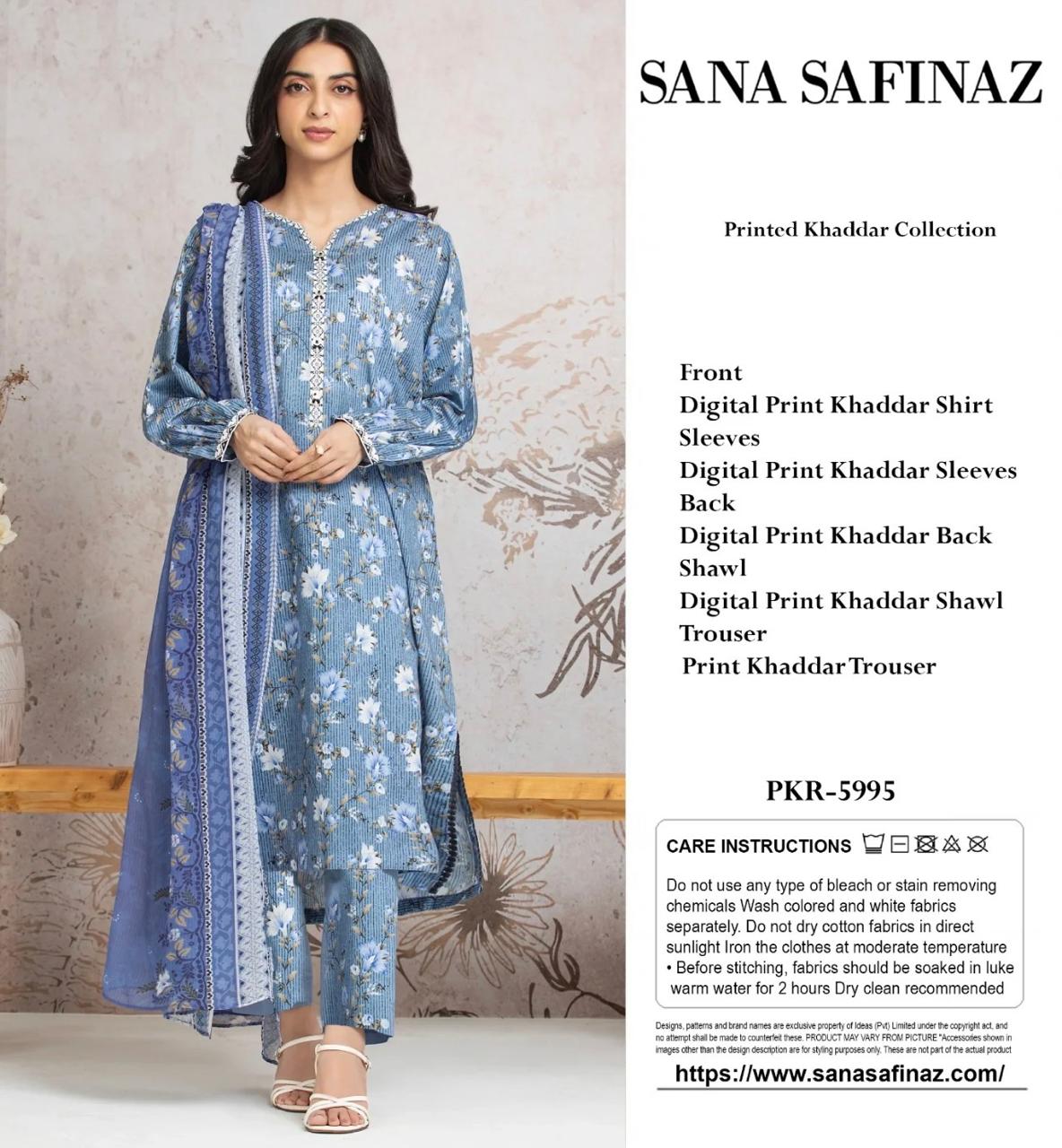 Sana Safinaz 3pc Khaddar